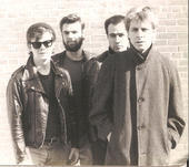 my first band The Left-mid 80's - uh im the guy on the far right