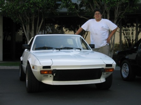 Me and my toy! (1982 Fiat X1/9)