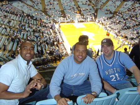 Dennis, Hollis and Myself at the UNC-Duke Game