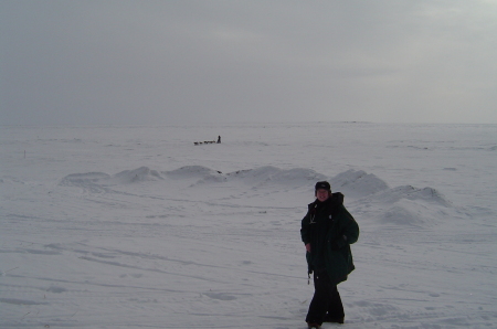 Jen at the Iditarod