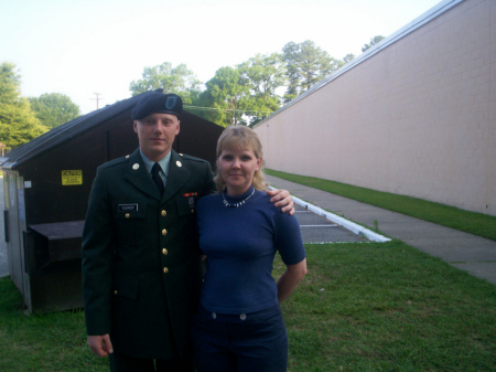 My oldest son's AIT graduation pic