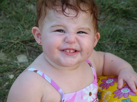 Katy at Sunnen Lake in Potosi 7/15/06