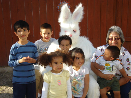 Easter Bunny with Granny Di's Daycare