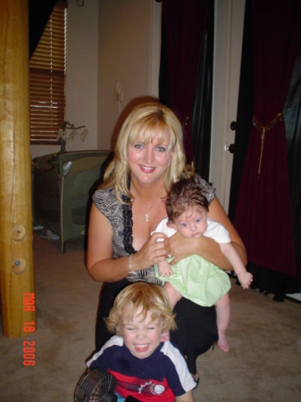 Tracy, with Amber and Mason