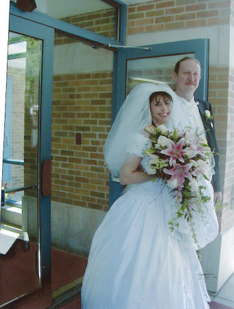 Leaving Church after ceremony