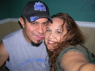 My Crazy husband and I!
