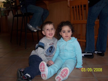 Maria and her cousin Vincent