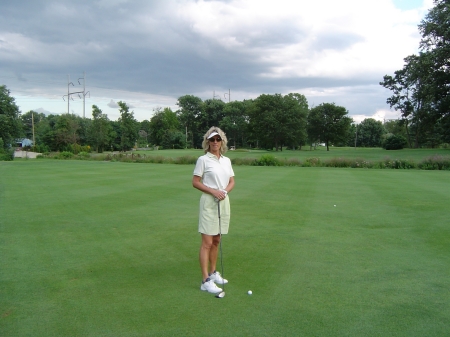 A beautiful afternoon on the greens