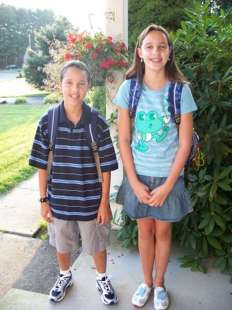 My twins, Trey & Brooke - 9/07 - 6th grade!!