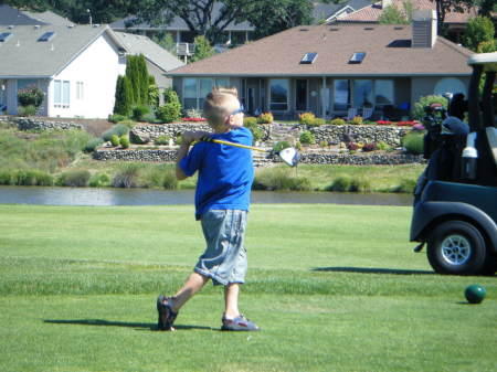 Collin's natural beautiful swing!