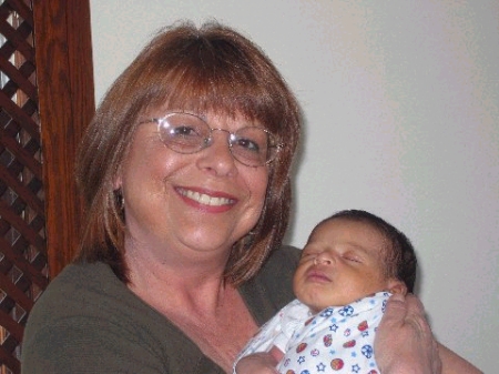 Mother's Day 2007 with Great Grandson Jayden Carter