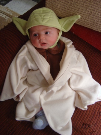 First Holloween as Yoda