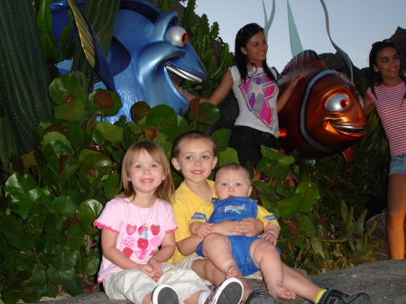 The kids at Disney