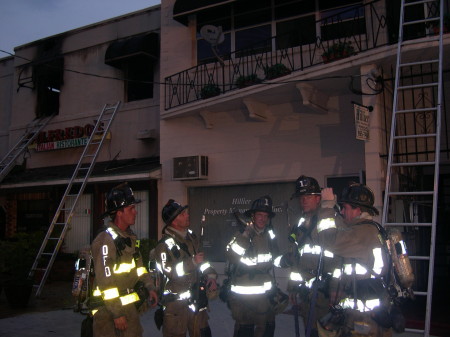 Heavy Rescue 1 at the Orange Avenue Fire