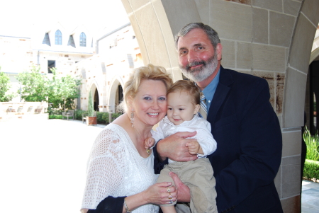 Mimi, Poppi and Will at Wedding in May