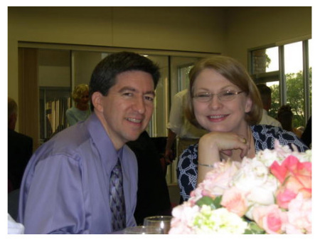 Cheryl and I at my youngest niece's wedding, June 2006