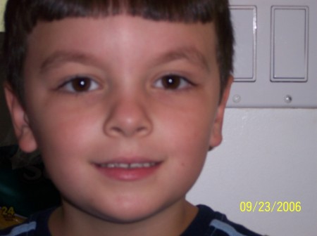 My 5 year old kindergartner, Devin (2006)