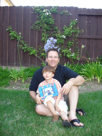 Todd and I on Father's Day (2006)