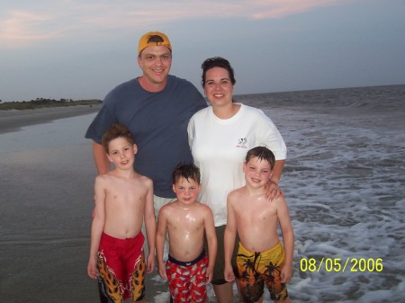 "The Boys" and I at the beach