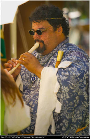Playing a recorder in court