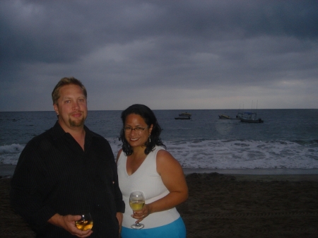 With my husband in Mexico on our 12-year anniversary