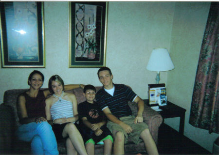 Me, My daughter Sarah, My sons Austin (middle) and Tyler (on the end)