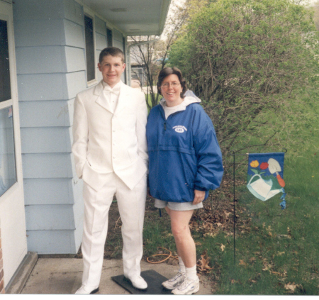 Brett's freshman Prom & I