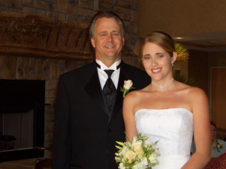 Myself and daughter Jennifer at her wedding in June 2005