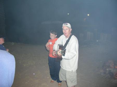 Campfire on Catalina Island