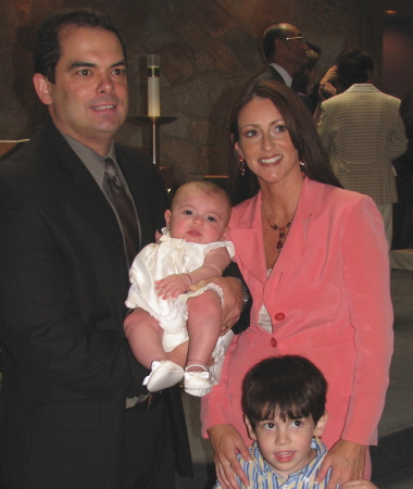 Family at Tracy's baptism