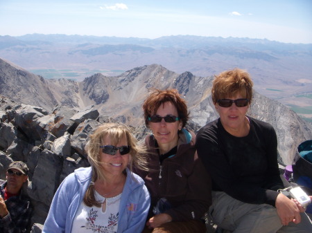 On top of Mt. Borah ... we did it !