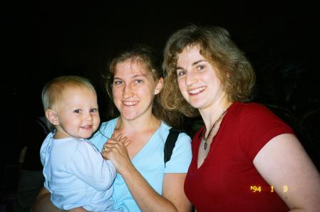 Me, sister Rachel, and niece Alana