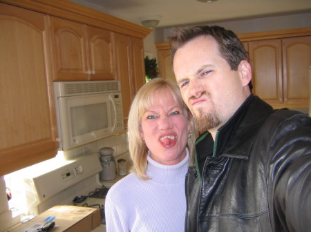 My brother Bill and I, January 1, 2006.