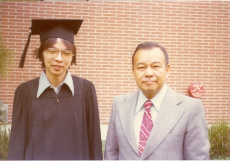 Ray Chong with Father at USC