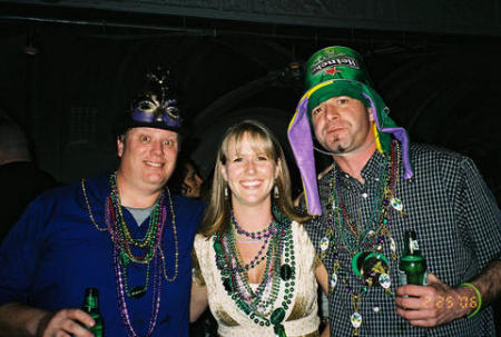 Me and a couple of friends at a Mardi Gras Party in SF