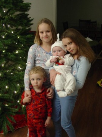 Our kids at Christmas 2005