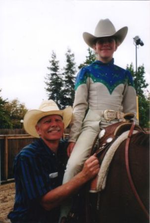 Dad and Stephanie at Golden Grand 2001