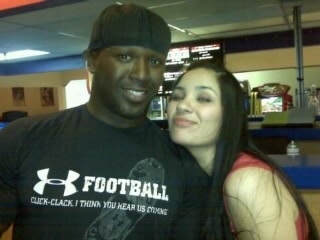 at the bowling alley