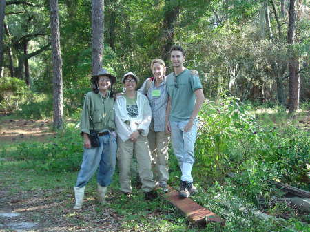 Botanical collecting on Cumberland Island Sept 2006