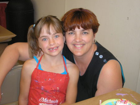 Rebekah and me at her 8th birthday party.