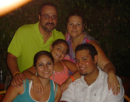The family in Costa Rica past summer