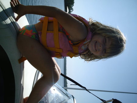 BETHIE ON THE BOAT