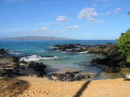 Perfect snorkel spot in Makena, Maui