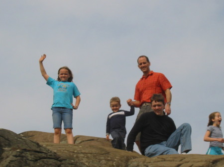 Brian, Audrey Jeffrey, Tanner at Gettysburg