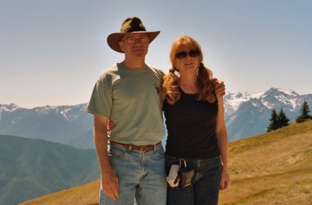 8/17/06 Olympic National Park, WA with my husband, Matt.