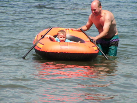 Dave & Dallas on the Lake