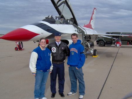 Me...Delbert and a pilot