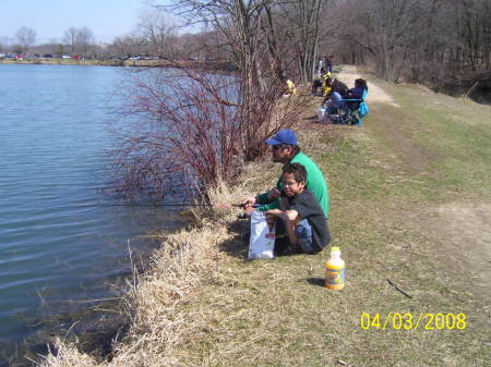 Me n my son Juan jr fishing
