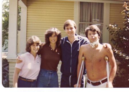 Michelle, Nancy, Stephen & Mark Kelly (1982)