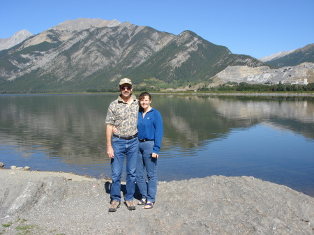 Steve and Karen, Canadian Rockies, Sept 2006